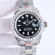 顶级复刻 劳力士 Rolex 全球限量宝石款-游艇名仕型 Yt1 美学上推迟了极限，在这款表上您可将对珠宝和瑞士腕表的喜爱合二为一。表圈、表壳都镶满施华洛世奇美