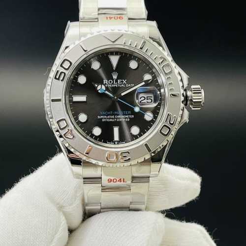 Dr Factory墙裂推荐 V2升级版 市场最高版本 Rolex劳.力士yacht-Master超级进口904L游艇40毫米系列 1表带和表壳均为进口904钢