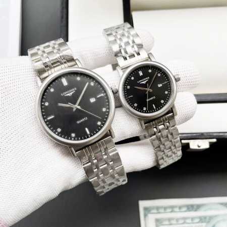 白壳 金壳 钢带+20浪琴-Longines 精品情侣腕表 经典三针设计 尊贵大气 绅士风范 卓越品质 热卖全城 采用进口石英机芯 顶级316精钢表壳 进口小牛 - 点击图像关闭