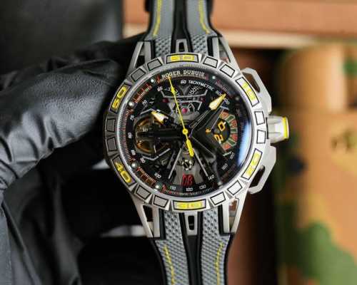 同价 罗杰 杜彼 Roger Dubuis 豪爵 Excalibur 王者系列 自动上链机芯，表壳：46毫米 , Sapphire Crystal Carbon