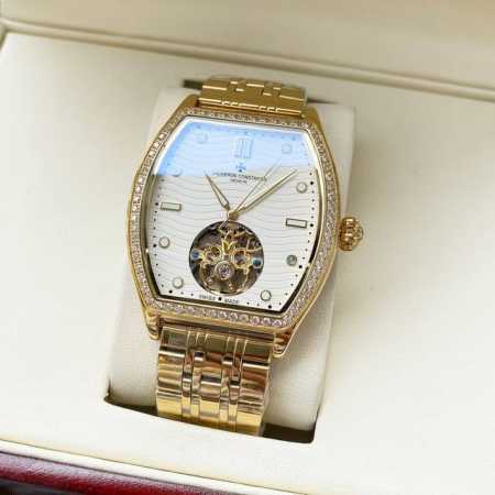 统一 。 精致飞轮 典雅气质 江诗丹顿-Vacheron Constsntin 男士腕表 全自动机械机芯 矿物强化玻璃 316L精钢表壳 精钢表带 时尚大方 商 - 点击图像关闭
