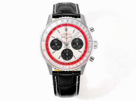 Bls出品：百年灵全新航空计时腕表 Navitimer 问世70周年，百年灵以大胆色彩焕新演绎经典腕表。尺寸43Mm，迭代款无疑是地道的航空计时腕表，带有环形飞 - 点击图像关闭