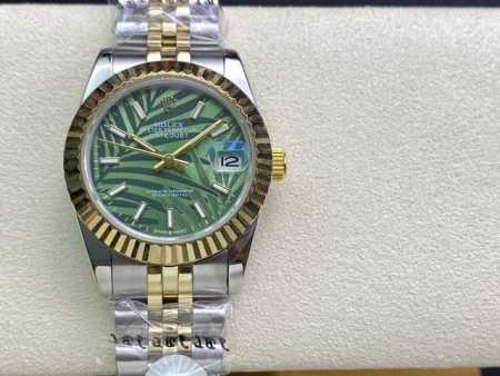 SK Factory 女款 劳力士Rolex 单历 日志型31mm 直径 31mm 机芯 搭载全自动机械机芯 圈口 劳力士RingCommand三角坑纹 光圈 - 点击图像关闭