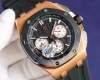 重磅推荐 : Hbf 最新款爱彼，陶瓷圈口版本爱彼audemars Piguet 皇家橡树离岸型限量多功能计时机械腕表 尺寸44Mm17Mm 圈口 圈口是与原装