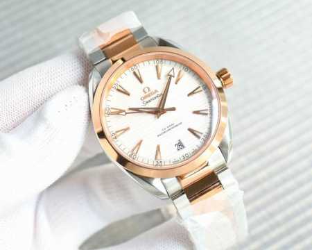 欧米茄 Omega 海马系列 150 Cm2 强势来袭，采用独家专用8900一体机芯，摆幅28800，双卜双面镀蓝蓝宝石玻璃， 钢带通用原装，超强防水150米， - 点击图像关闭