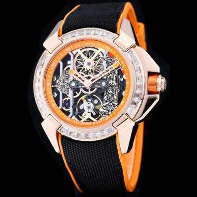 2630款Jacob & Co 杰克宝 捷克豹 Epic X镂空系列。独家首发打造最强1:1完美复刻，参数与正品同步，尺寸:44Mm 12.45Mm采用316L