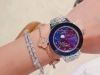 皮带 钢带 金白同价最新上市swarovski 施华洛世奇 这款采用的是星辉设计 璀璨闪耀 呈现非凡工艺 表盘上缀以透明水晶钻 犹如夜空中的星系 月相机芯镶嵌在