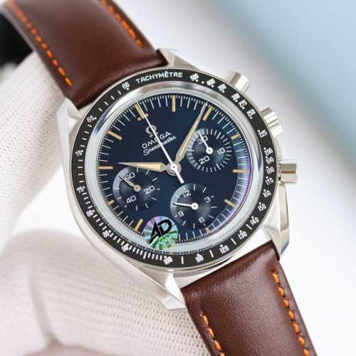 Tvs:皮带钢带 Tvs新品-欧米茄超霸系列Ck2998，型号：310.30.40.50.06 1，搭载欧米茄至臻天文台3861机芯，手动机械 精钢材质，棒状夜