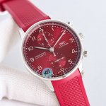 Ll★Zf★扛鼎新款作品一Iwc万国表葡萄牙系列Iw371615腕表 年大改款葡计 精彩细节 1.精致背透，机芯可一览无余。 2.新版表扣设计更加舒适精妙。 3