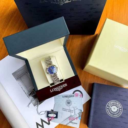 浪琴 Longines 林志玲代言 浪琴心月系列 原装进口石英机芯 尺寸30.5Mm，走时精准耐久 双卜蓝宝石水晶玻璃 316L精钢表壳 顶尖工艺打造 还原正品