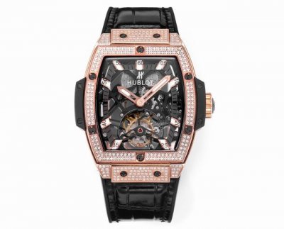 宇舶 恒宝 Masterpiece系列906款真陀飞轮，定制量产Hub 9006手动上链陀飞轮机芯，96%以上接近原装结构，所有齿轮真实传动无装饰，和原装一样的