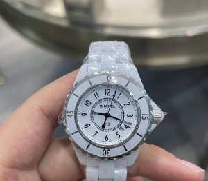 出货实拍所见即所得～ Chanel J12 33Mm38Mm银数字银针石英款