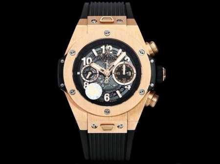 2023最新款新面出货 宇舶 恒宝 Hublot 英勇无畏 拳拳出击 简称 Hub 恒宝 Bigbang大爆炸元素材料计时码表v2版表壳采用进口316精钢材料 - 点击图像关闭