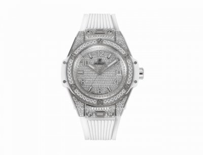 Ms Factory匠心出品 天生浪漫 尽展魅力 宇舶Big Bang 一键式 精钢彩虹腕表 hublot宇舶表擅长打破传统疆界 将不同材质和谐融合于一体 Bi
