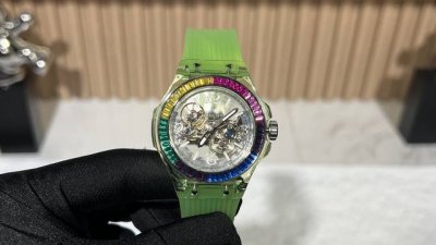 宇舶 恒宝 Hublot 完美演绎了该品牌的雄心壮志和设计理念。