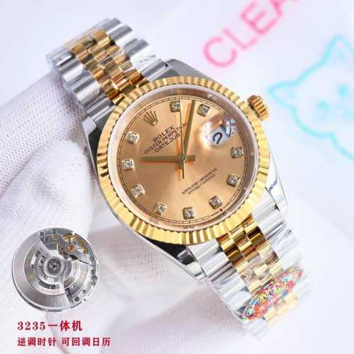 顶级复刻 白壳 金壳 钻50 Clean厂 C厂 劳力士 Rolex 日志系列 Ea1 最新推出，定制版一表一码，热门款式 直径 36Mm日志 3235机 ①: