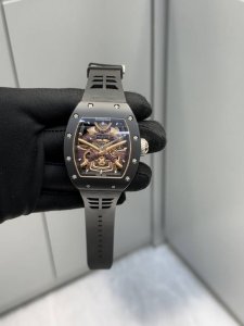 Ys 理查德米勒 最新款 Rm47 黑武士 真陀飞轮一体机芯 细节拉满 实拍表业，认准细节不迷茫
