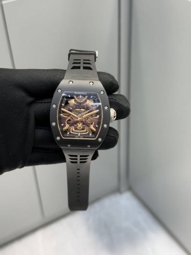 Ys 理查德米勒 最新款 Rm47 黑武士 真陀飞轮一体机芯 细节拉满 实拍表业，认准细节不迷茫