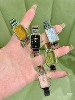 到底买哪个？新款方糖系列全色测评 Lolarose汤唯同款明星系列方糖手表全色实拍分享 腕间流水毫不夸张~疯狂心动100次！