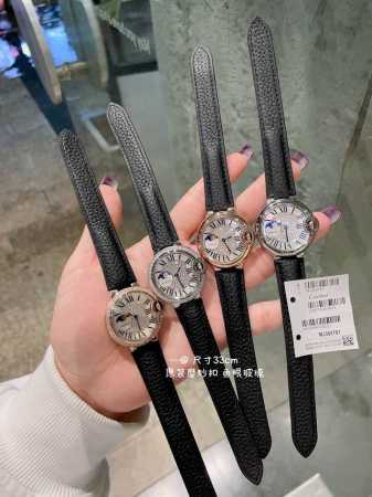 白 金 钻圈20 卡地亚 33Mm 瑞机 鱼眼玻璃 磨砂扣 匠心之作卡地亚蓝气球，精致33Mm石英腕表，传统三针设计 星空运转 时间流淌 特殊工艺镶钻，个性 完 - 点击图像关闭