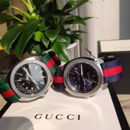 古驰 Gucci-2570精准时刻，品味人生，进口瑞士石英 走时精准316L精钢 专柜原装扣 完美质感进口水晶镜面！ - 点击图像关闭