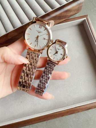 白皮 金 钢20 浪琴-Longines 情侣对表 原装进口石英机芯 316L精钢表壳 直径男39Mm女29Mm 厚8Mm如果今天的阳光停止了它耀眼的光芒。那么 - 点击图像关闭