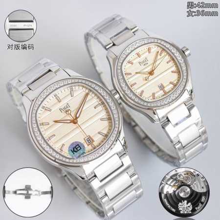 白钢 玫瑰金 带钻加50 新的伯爵polo Date 150周年纪念版腕表。Tw伯爵超薄piaget Polo系列情侣对表，人称小鹦鹉螺！ 伯爵钢王 一款优雅的 - 点击图像关闭