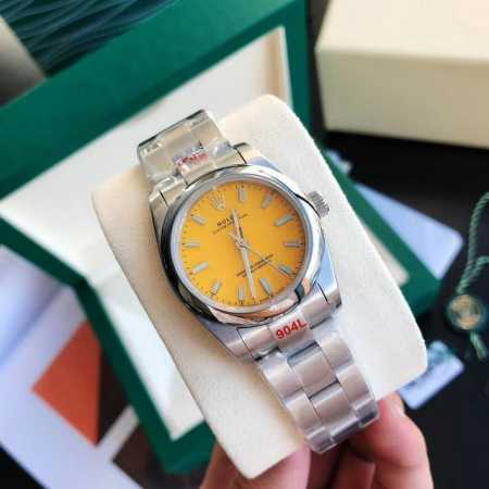蚝式恒动爆款 Gd品控，官方蚝式恒动41、31Mm独家回馈 表壳 316L精钢表壳，原装同步壳形、细节 非日志型同款壳 还原圈口弥度，表耳拉丝 与表链拉丝纹理吻 - 点击图像关闭