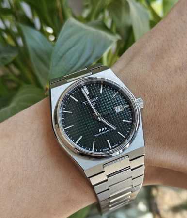 瑞士天梭prx超级玩家 龚俊代言款天梭prx 夏天的一抹绿色#天梭prx #机械腕表 - 点击图像关闭