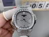 Dw V2升级百达鹦鹉螺满钻 实物拍摄571910G-010