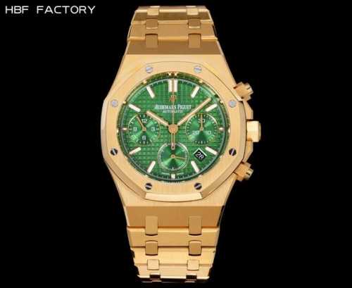 Hbf Factory Audemars Guet-爱彼 V2 版本：升级内影跟一致 抛光内影 看时间刻度更加立体 市场最高版本 ，原版开模，杜绝一眼假 爱彼皇