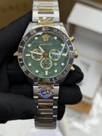 独家实拍图 范思哲 多功能计时机芯，男士腕表 Versace Battery Movement