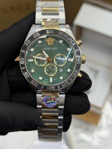 独家实拍图 范思哲 多功能计时机芯，男士腕表 Versace Battery Movement