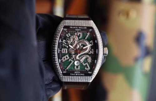 Abf最高品质 新款龙腾V 到货 Franck Muller 法兰克穆勒 Fm Vanguard Yachting V 遊艇系列 44X54 Mm1.表壳100