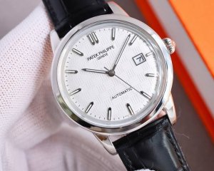 白壳 金玫壳 百达翡丽-Patek Philippe-火热新款式，新款锅盖，耗时长达8个月！超薄男士自动机械腕表，采用进口原装9015机芯，每小时振频28800
