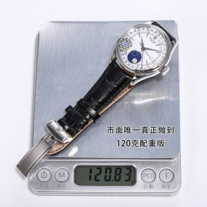 R配重版本： 金白同价 R+ Factory 120克配重版 Rolex切利尼月相型面市 原版尺寸：39Mm13.2 定制版红轮Cal.3195型机芯还原原装所