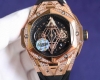 大气磅礴 : 光壳同价 ，钻壳 Hbf Factory 宇舶 恒宝 Hublot 全新big Bang Sang Bleu Ii 刺青腕表 再次与知名刺青工作室