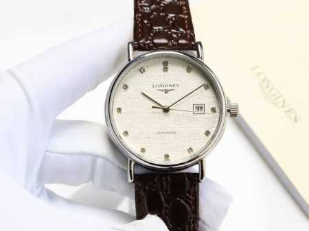 浪琴-Longines 瑰丽系列 多次反复修缮至完美 极致严格的质量保证。 确保采用原版式抛光和拉丝工艺，高硬度水晶镜面，更加透彻明亮，文字，典雅的精髓奥妙 全 - 点击图像关闭