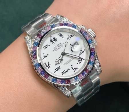 新品 劳力士Rolex“春宫表”17世纪末，为满足贵族对奢华艺术的追求，欧洲制表师们特将春宫图案绘制在钟表之上，于是华丽的“春宫表”从此诞生劳力士顶级玩物毒货， - 点击图像关闭