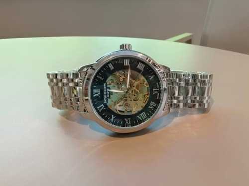 【精钢表带十蝴蝶扣】白P160，全黑P190，百达翡丽－Patek Phil Ippe男士腕表 ，镂空机芯独特美，Ips真空电镀，超强矿物质玻璃，精密防水[强]