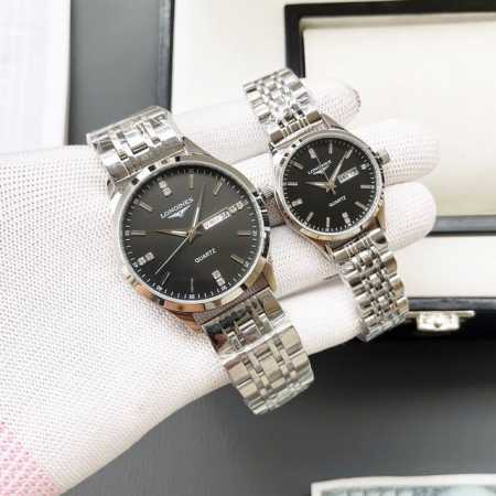白壳 金壳 钢带+20浪琴-Longines 精品情侣腕表 经典三针设计 尊贵大气 绅士风范 卓越品质 热卖全城 采用进口石英机芯 顶级316精钢表壳 进口小牛 - 点击图像关闭
