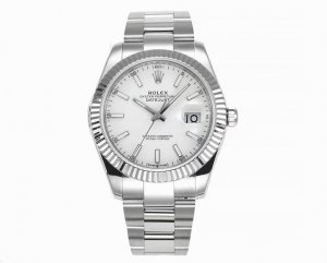 白壳 金壳 C厂 Rolex 劳力士41Mm日志系列 超级精品复刻 火爆来袭 真正原装正品一比一的复刻 欢迎来pk对比 突破极限 整表的精彩细节如下: 1字面指