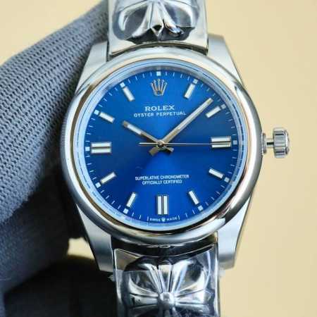 新品 强势爆款七彩糖果 劳力士Rolex Oyster Perpetual蚝式恒动官方同步124300型号完美打造原装细节，采用316L精钢表壳，原装同步壳形、 - 点击图像关闭
