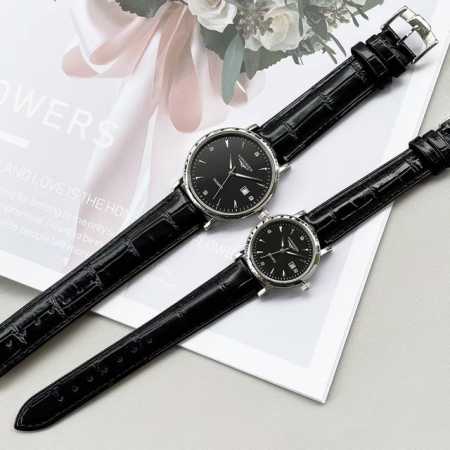 白皮 .金 .钢20浪琴-Longines 情侣对表 原装进口石英机芯 316L精钢表壳 直径男39Mm女29Mm 厚8Mm如果今天的阳光停止了它耀眼的光芒 那 - 点击图像关闭