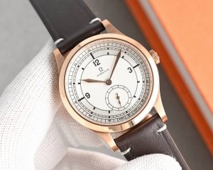 统一价格 重磅推出Omega 欧米茄特别系列小三针自动机械 腕表 至臻天文台表径 39毫米 购入原版开模整体表壳采用青铜金材质打造打造 同步原装打磨技术 采用蓝