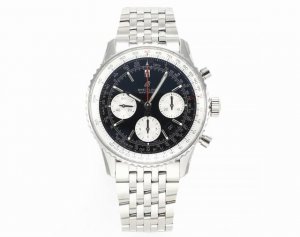 Bls V2升级版 百年灵 Rw2 航空计时1 B01计时腕表Navitimer 1 B01 Chronograph. 43毫米表壳、双向棘轮旋转表圈、搭载透底