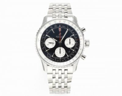 Bls V2升级版 百年灵 Rw2 航空计时1 B01计时腕表Navitimer 1 B01 Chronograph. 43毫米表壳、双向棘轮旋转表圈、搭载透底