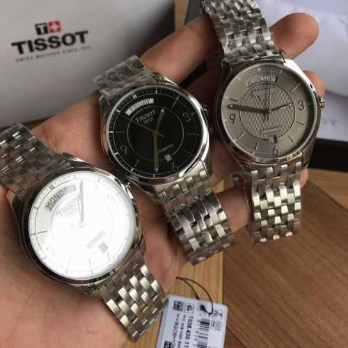 包装加30。Original Tissot,天梭经典唯意系列自动机械表，原厂配件搭载原装瑞士eta2834-2机芯，双历在目。蓝宝石玻璃，～39Mm表径 9.8