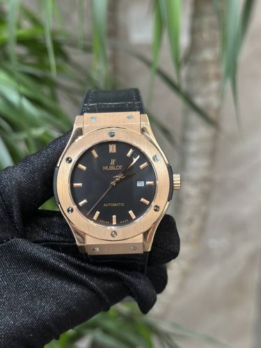 独家实拍图 恒宝全自动机械表 瑞士机芯 复刻版本 Hublot Swiss Movement，High Quality。