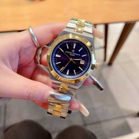 2024年新款上市 特价白190金 江诗丹顿热卖爆款 精品男士腕表 机械表 技艺精湛 独具匠心 独一无二 采用日本进口石英机芯 顶级316精钢表壳 316精钢表 - 点击图像关闭